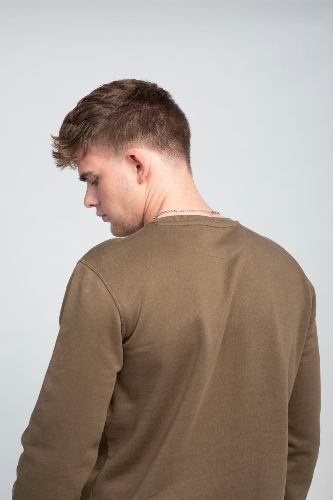 Crew Neck Sweatshirt Plain