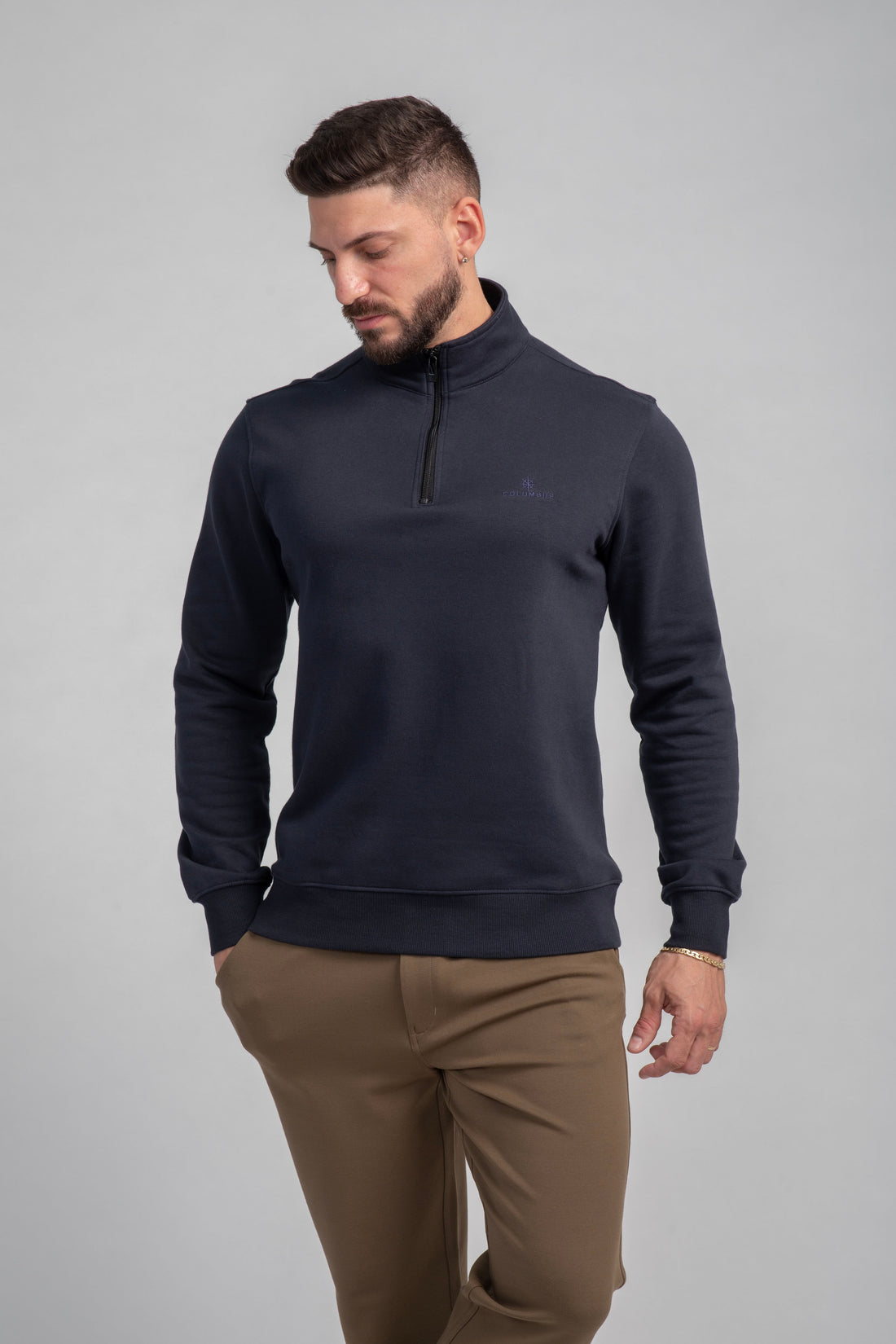 High Neck  Sweatshirt