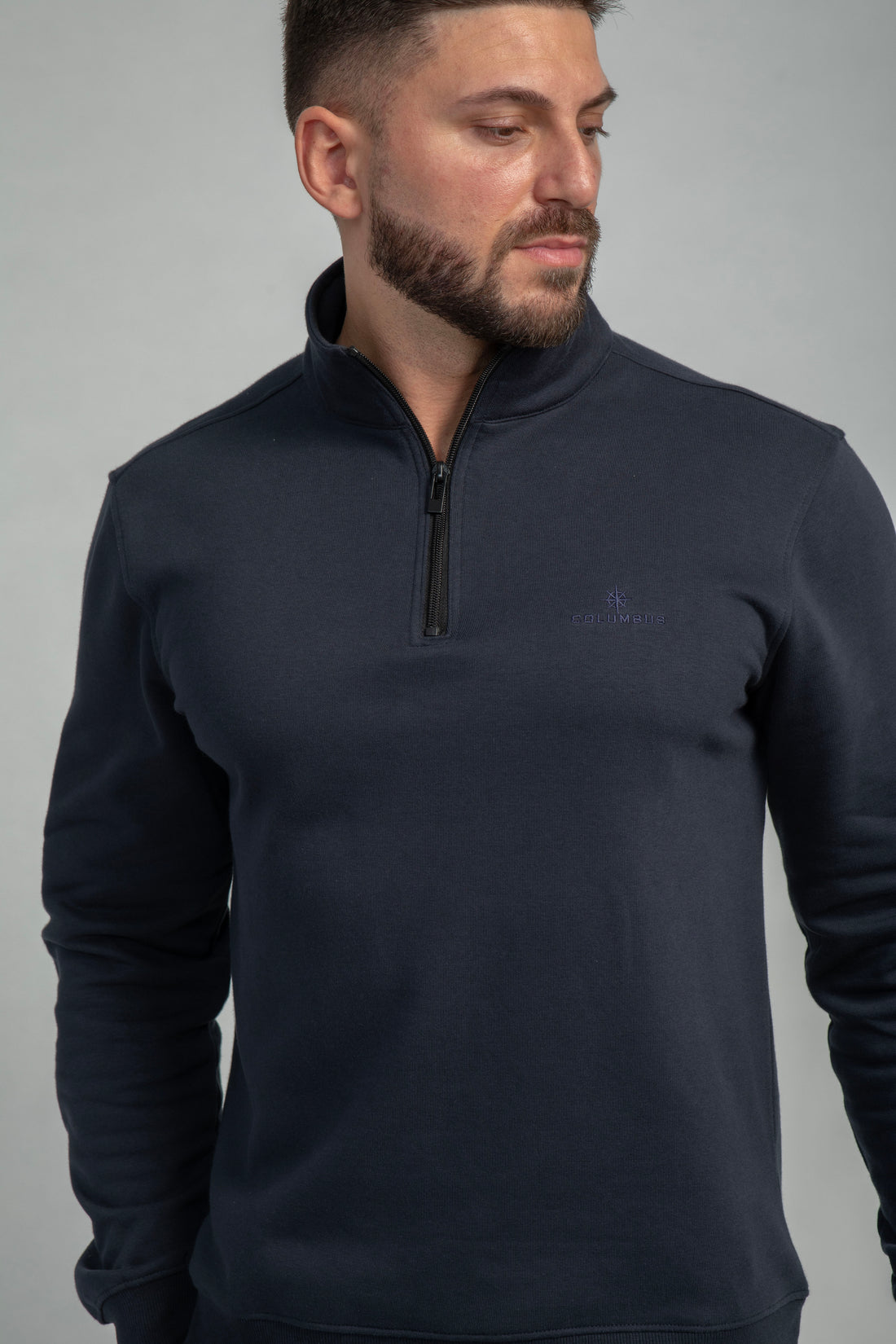 High Neck  Sweatshirt