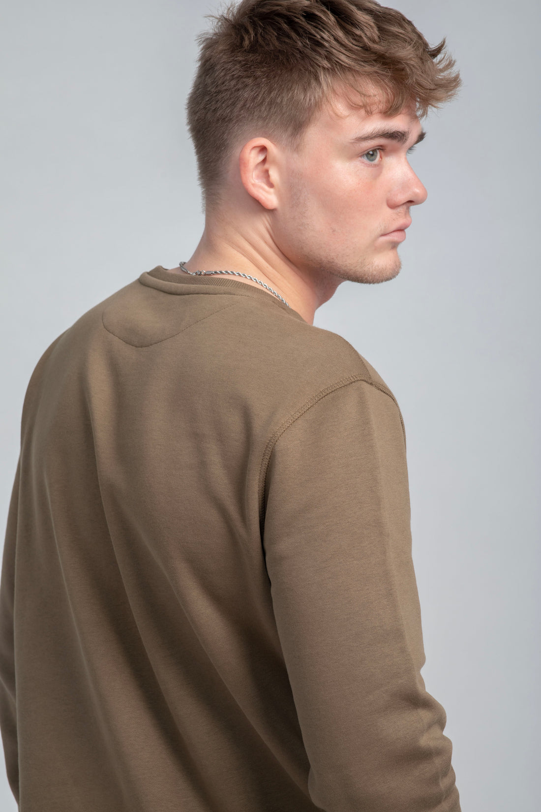 Crew Neck Sweatshirt Plain