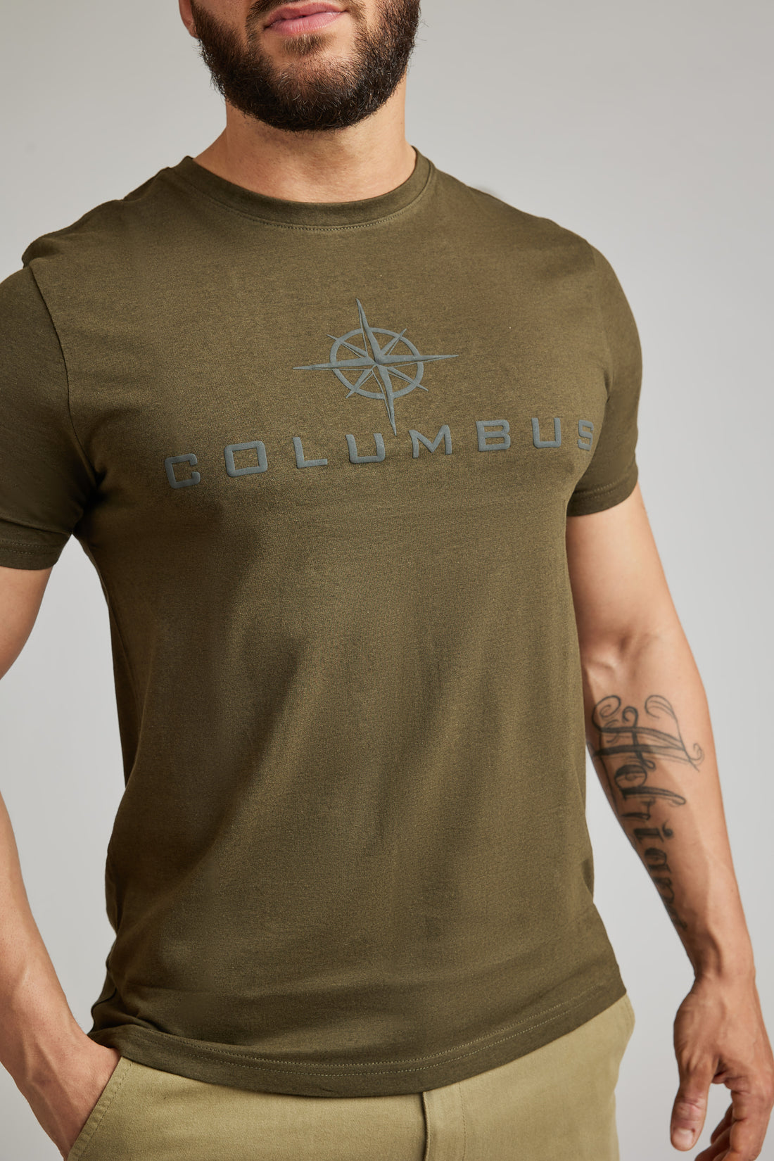 T-Shirt- Slim fit -Brand  Logo  Printed